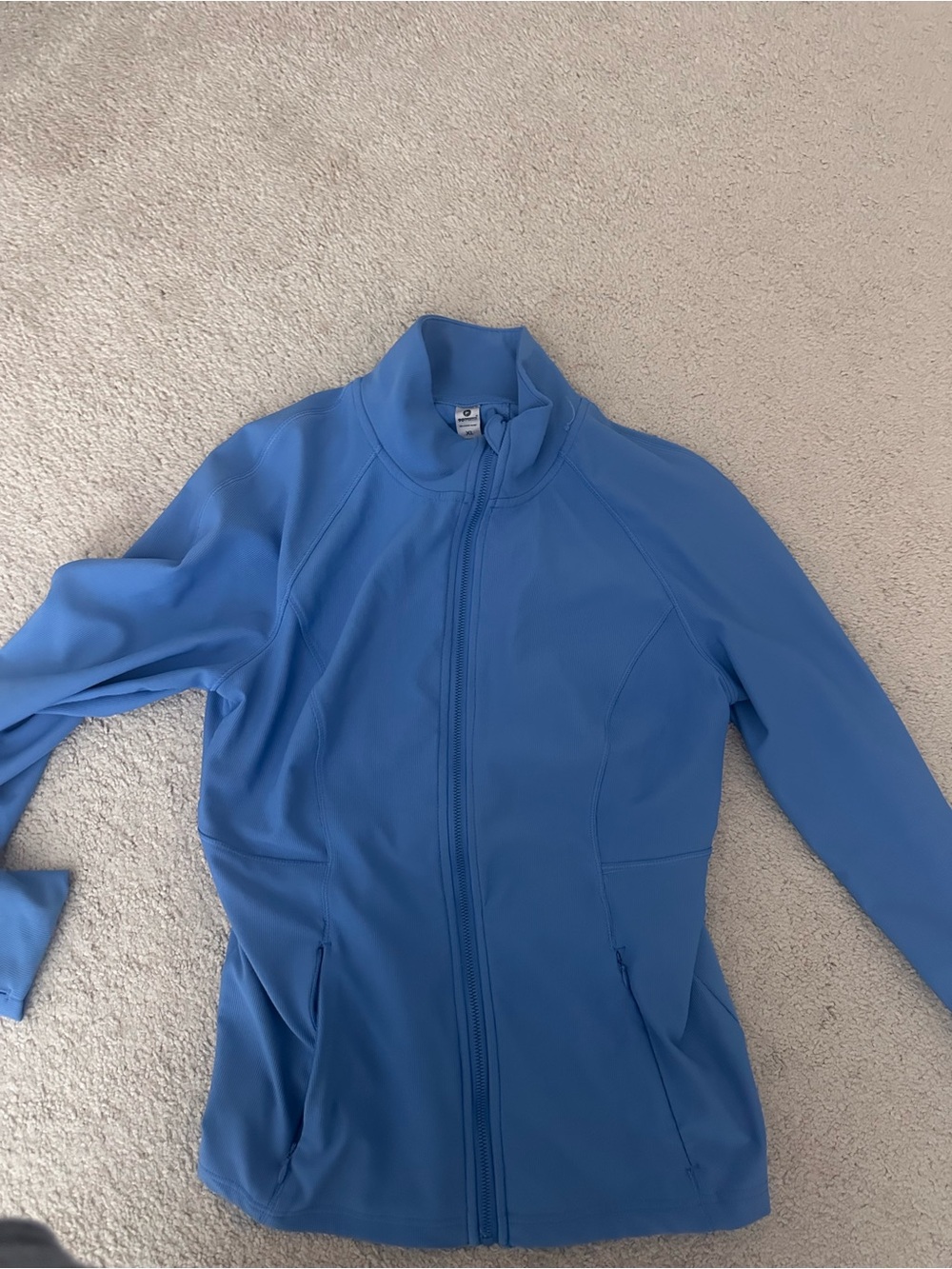 T.J.Maxx Women's Sky Blue Full-Zip Active Jacket